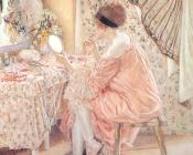 Before Her Appearance (La Toilette) - 弗雷德里克·卡尔·弗里塞克